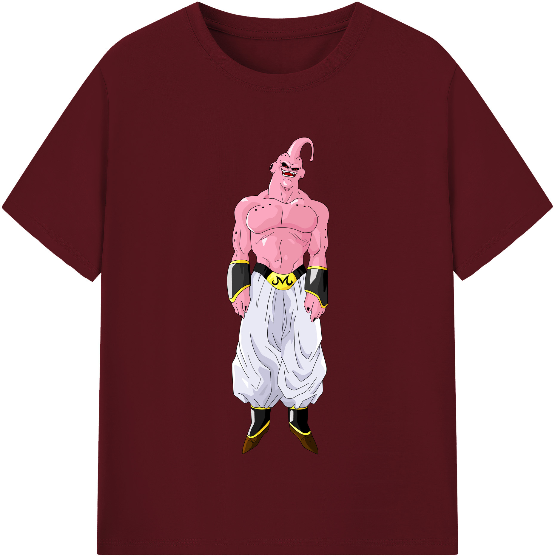 （画像用） ドラゴンボール 魔人ブウ DRAGON BALL Majin Buu 綿100％半袖Tシャツ（フロントプリント）